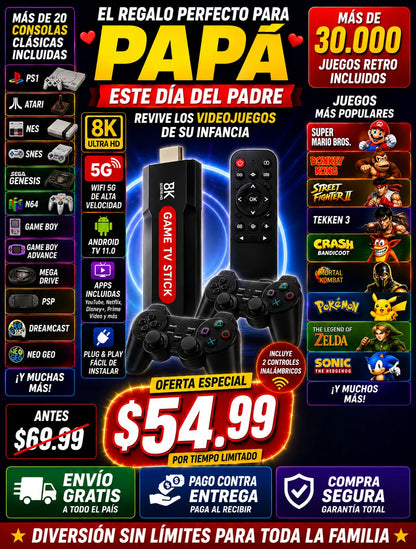 JUEGO DE TV STICK 8K