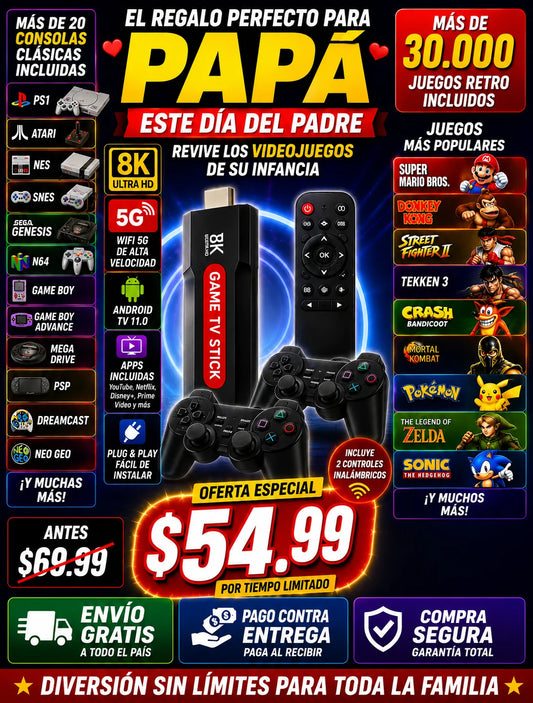 JUEGO DE TV STICK 8K