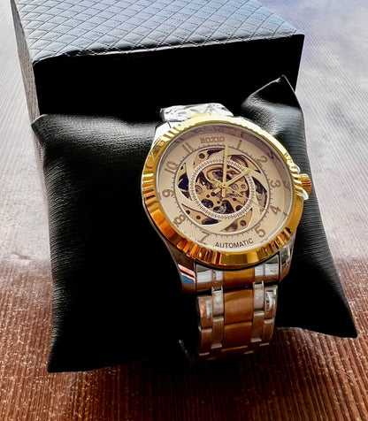 Reloj de Lujo Boxio Automático: Edición Especial Mecánica Tipo Esqueleto