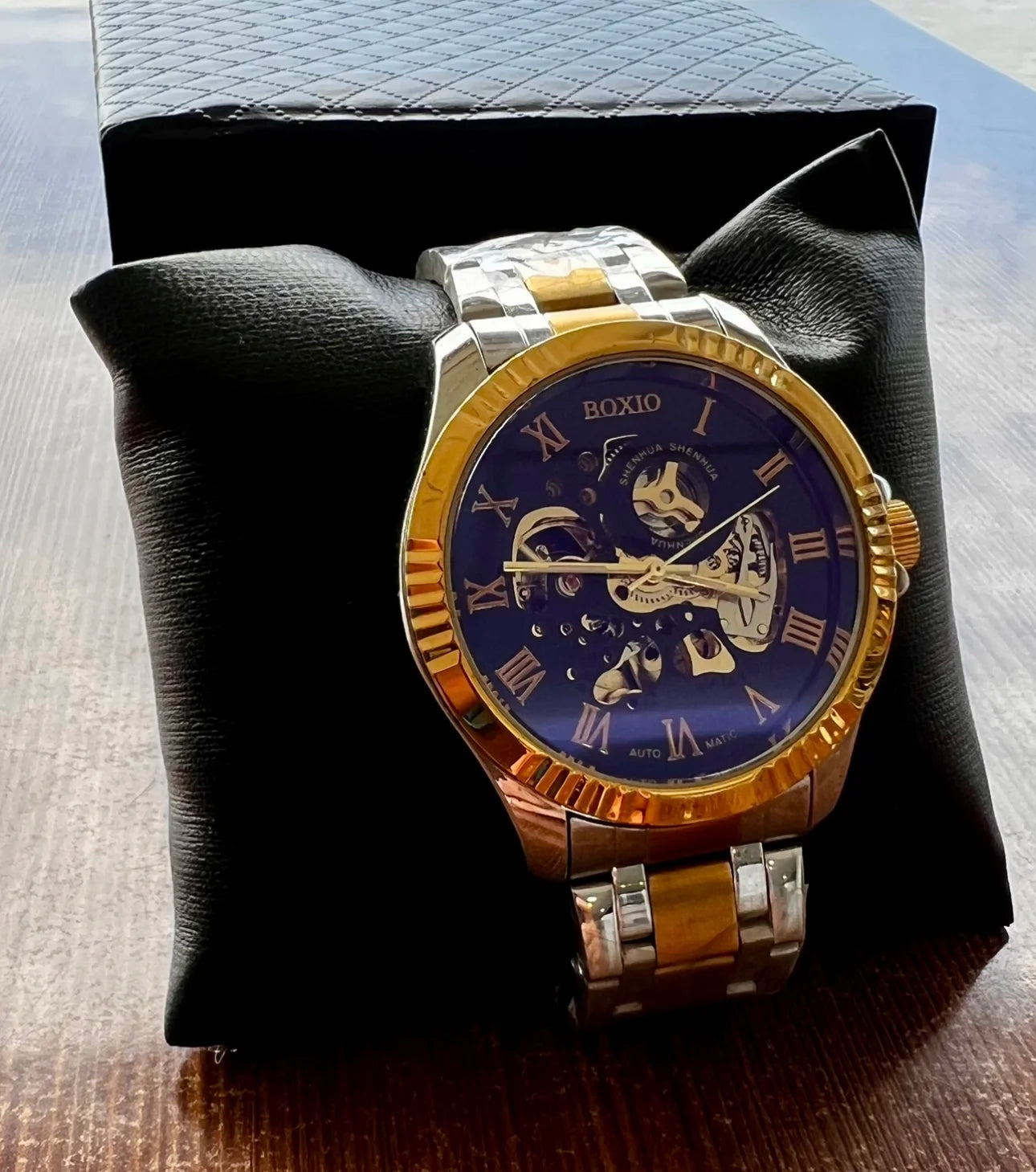 Reloj de Lujo Boxio Automático: Edición Especial Mecánica Tipo Esqueleto