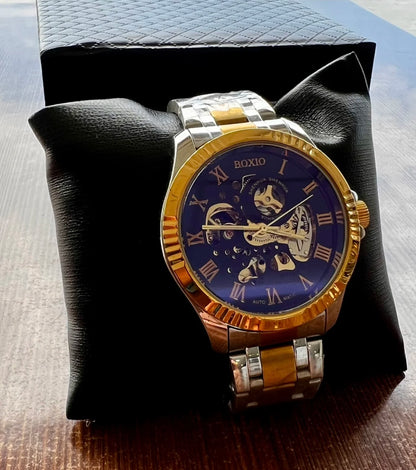 Reloj de Lujo Boxio Automático: Edición Especial Mecánica Tipo Esqueleto