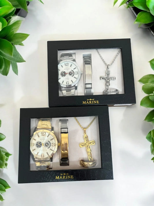 Combo Reloj Marine