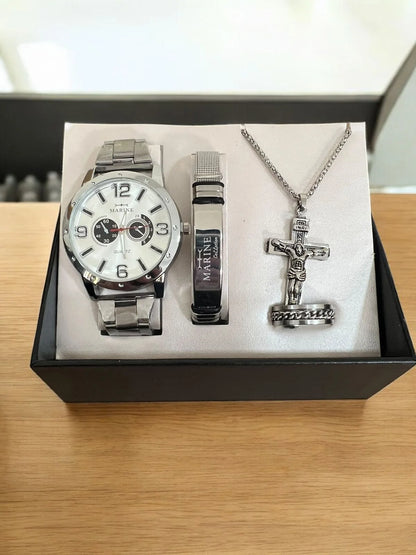 Combo Reloj Marine