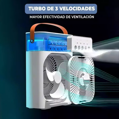 Hidro-Enfriador Portátil 3 en 1 con Luces Led