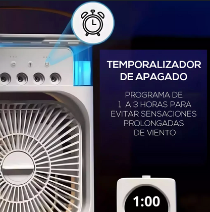 Hidro-Enfriador Portátil 3 en 1 con Luces Led
