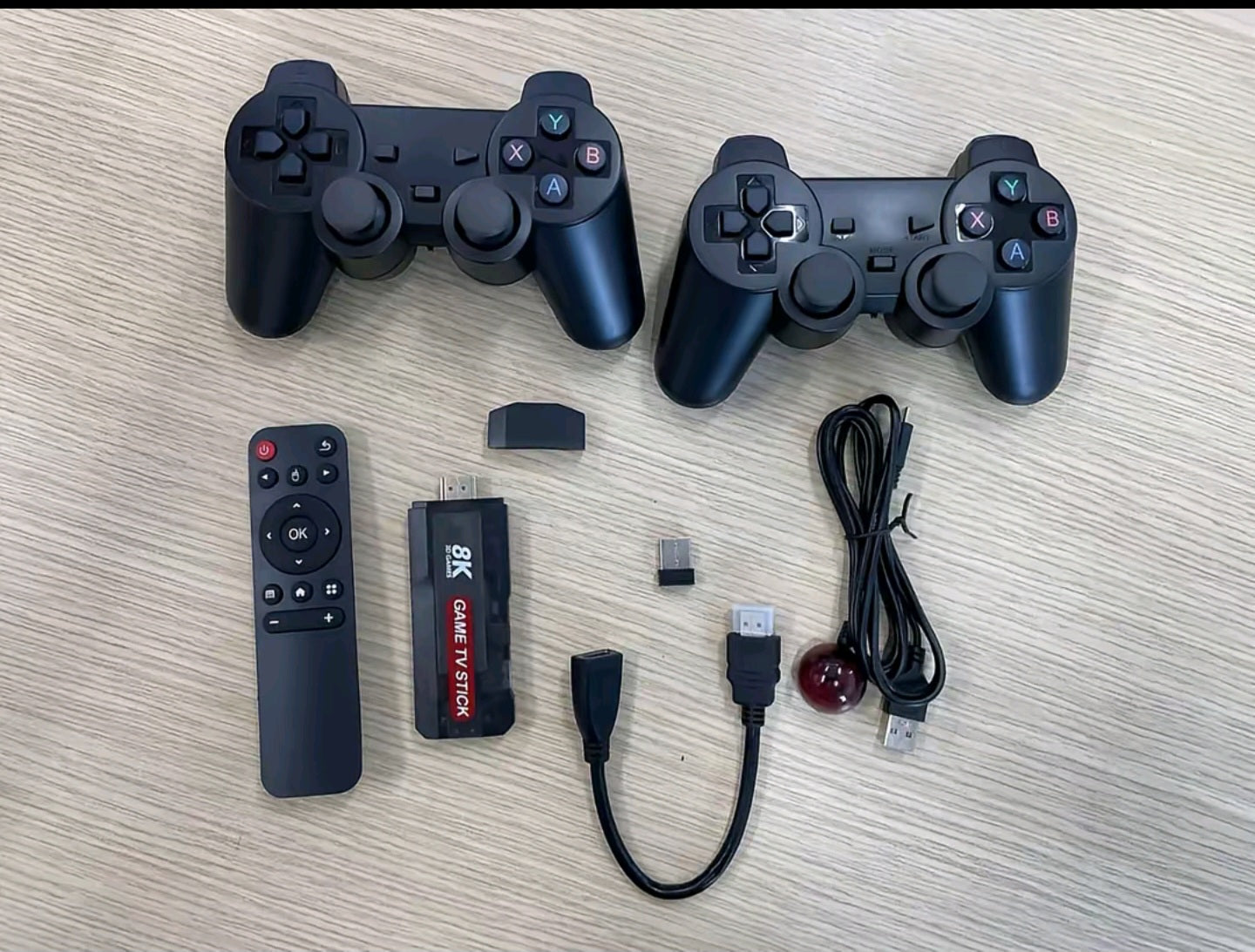 Game Tv Stick 8k - 2 en 1 Consola Retro + Smart Tv