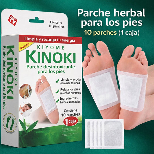 Parches Desintoxicantes Kinoki - Tratamiento de Limpieza Profunda ¡Oferta por Packs!