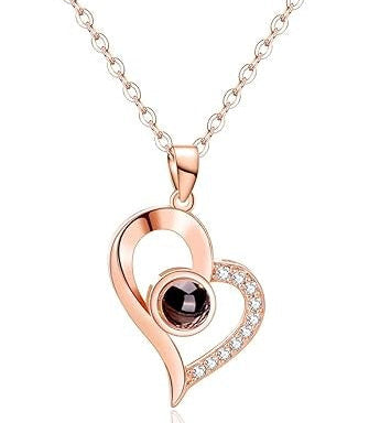 Collar Te Amo 100 Idiomas Cajade Lujo