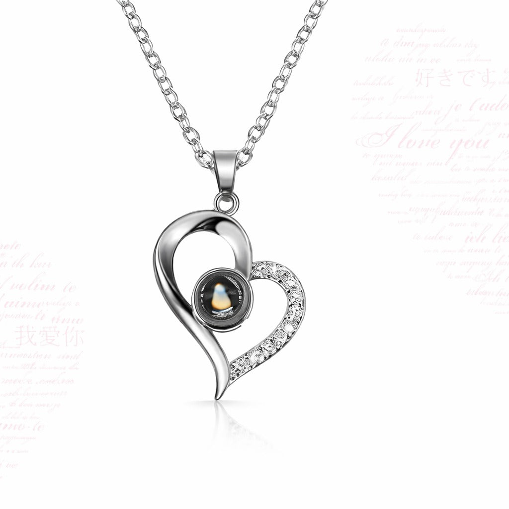 Collar Te Amo 100 Idiomas Cajade Lujo
