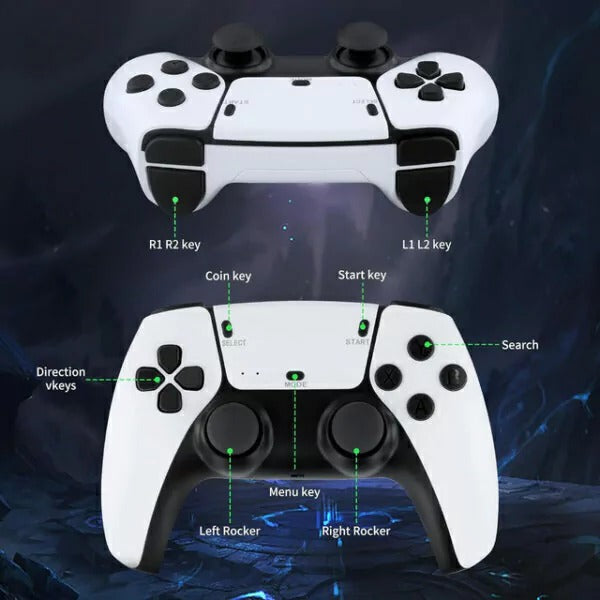 Consola Game Stick 4K Pro - Más de 15,000 Juegos Inolvidables y 16 Consolas en un Solo Dispositivo