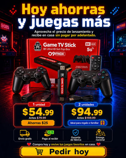 JUEGO DE TV STICK 8K
