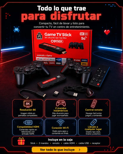 JUEGO DE TV STICK 8K